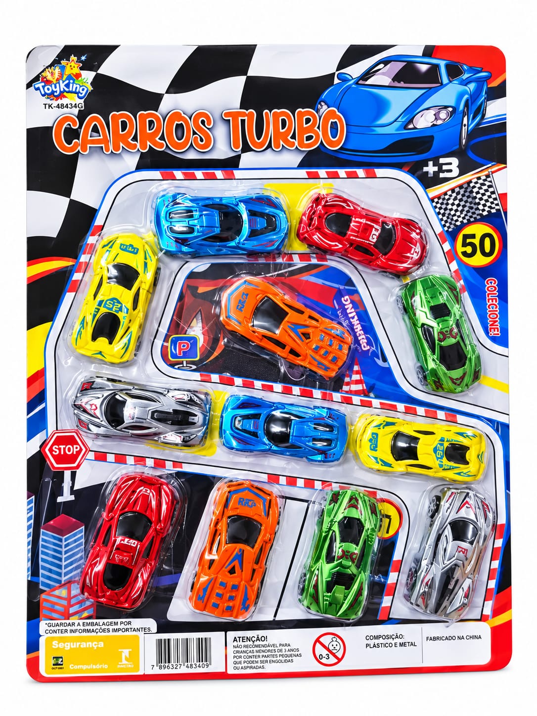 TK-AB4340 CONJUNTO CARRINHO DE PLASTICO C/LANCADOR 