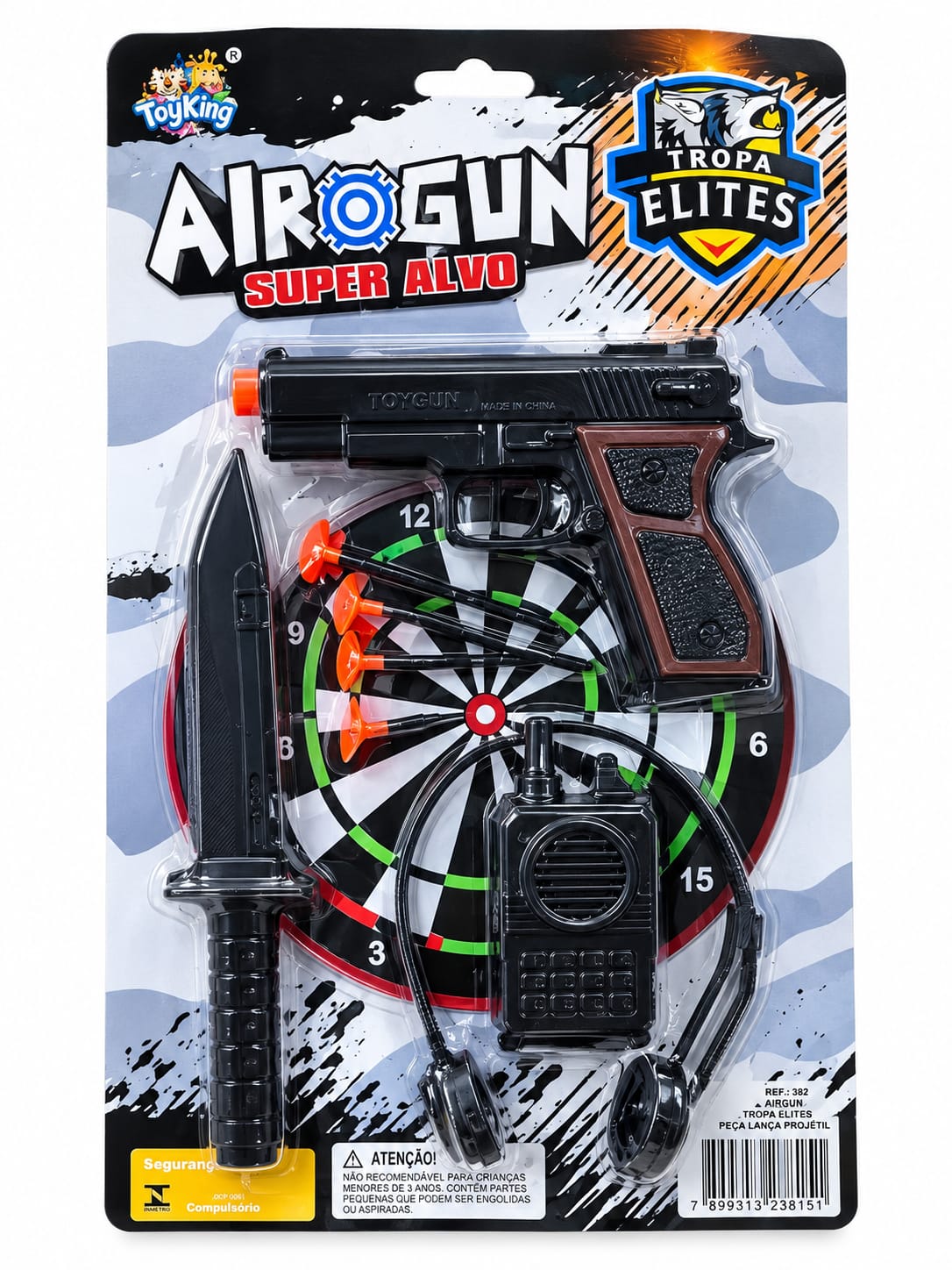 TK-AB4196 PISTOLA LANCA PROJETEIS DE PLASTICO
