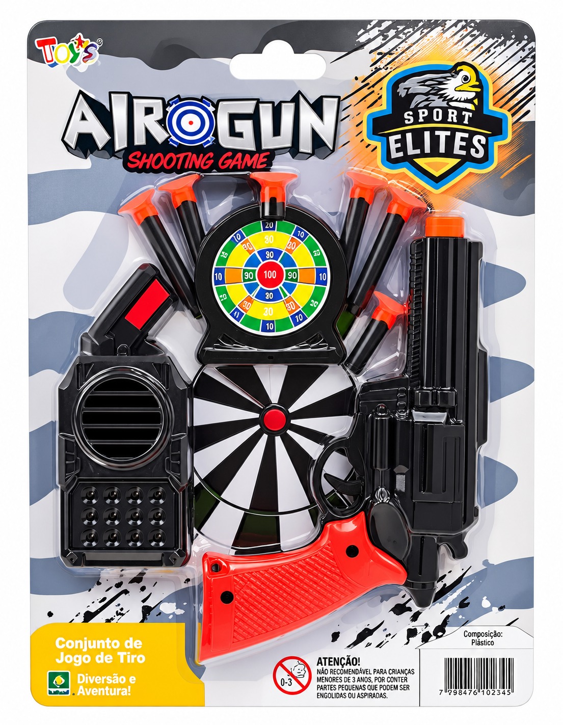 TK-AB4189 PISTOLA LANCA PROJETEIS DE PLASTICO