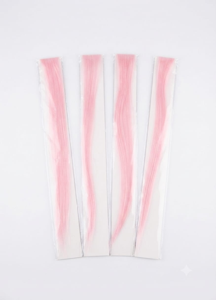 PF75018RS MECHAS PARA CABELO LISO 50CM - ROSA
