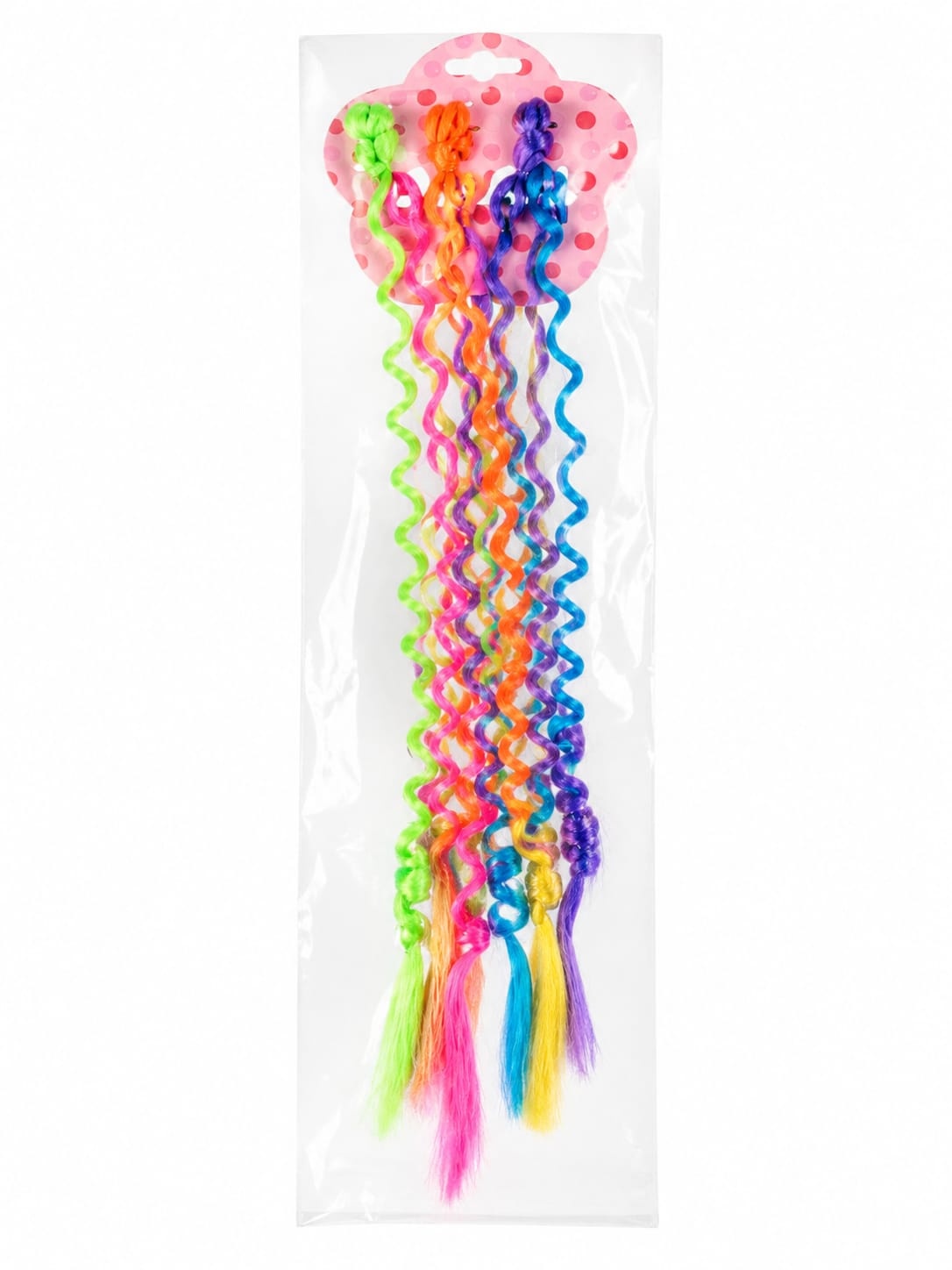 PF75031 PRESILHAS MECHAS ESPIRAL COLORIDA 30CM C/06