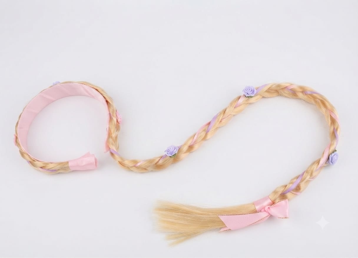 PF1023RS TIARA C/TRANÇA - ROSA